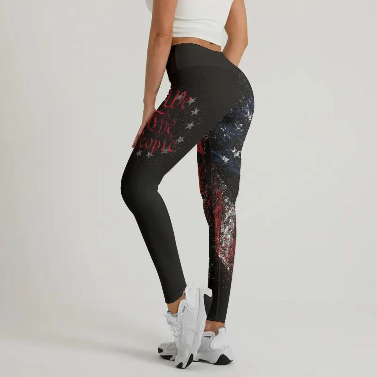 American Jiu Jitsu Grunge Leggings