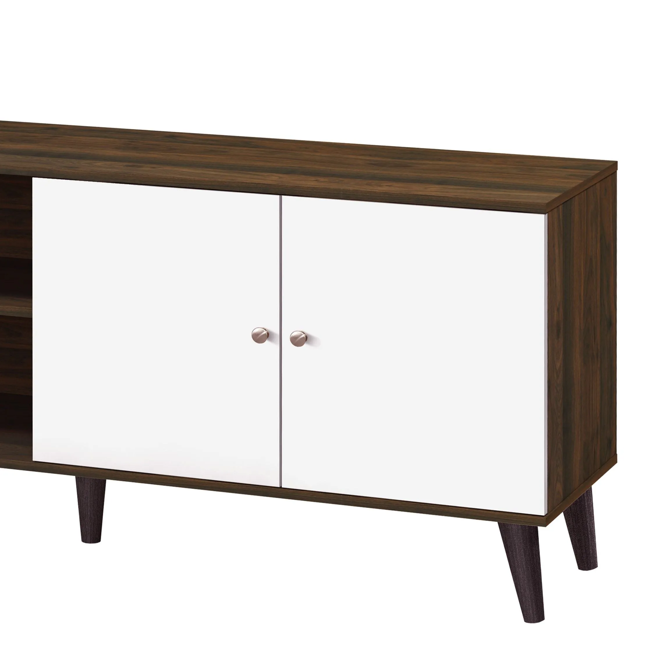 Amidon - TV Stand, With 2 Storage Shelves And 1 Cabinet by Couch.com