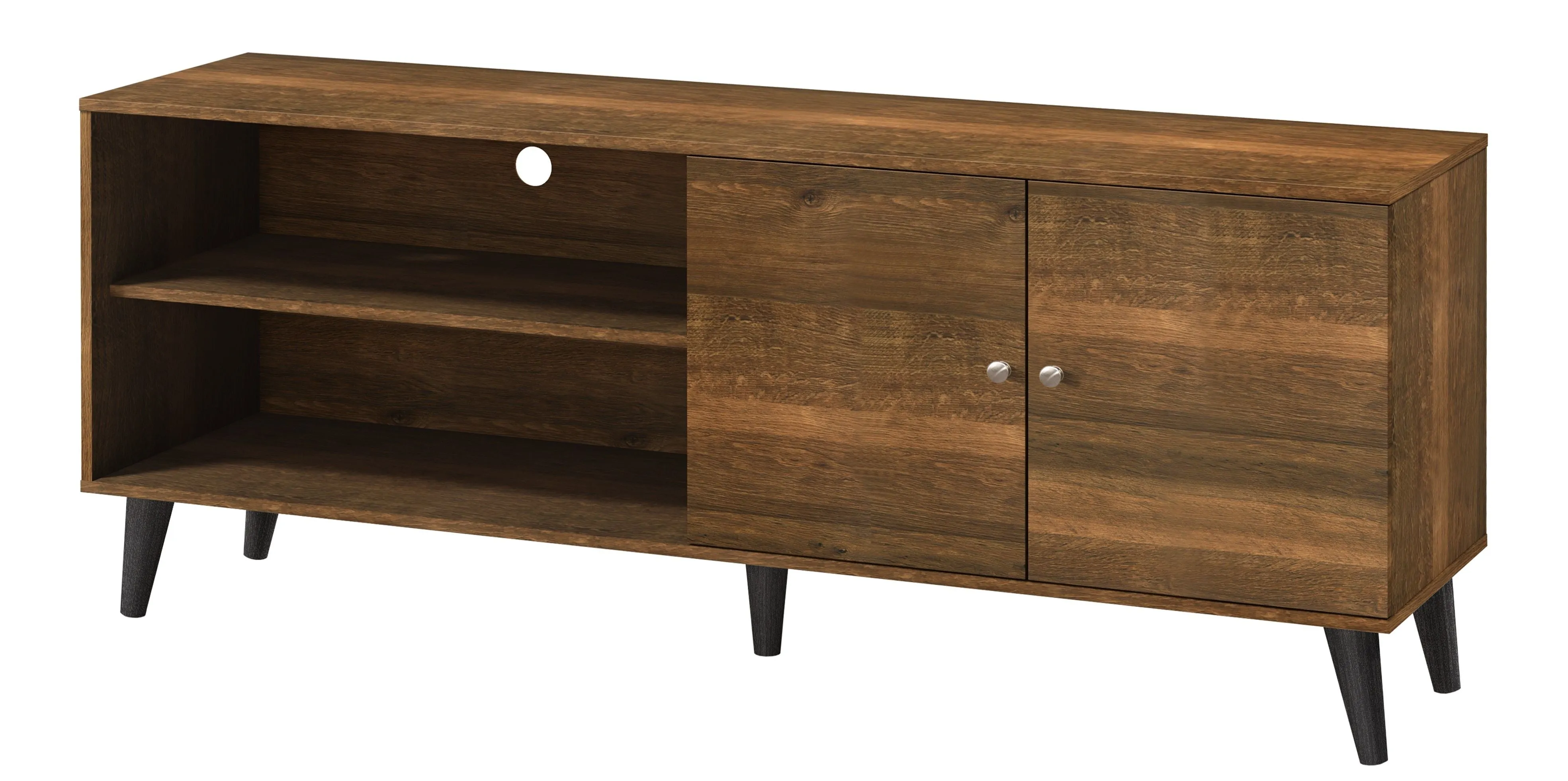 Amidon - TV Stand, With 2 Storage Shelves And 1 Cabinet by Couch.com