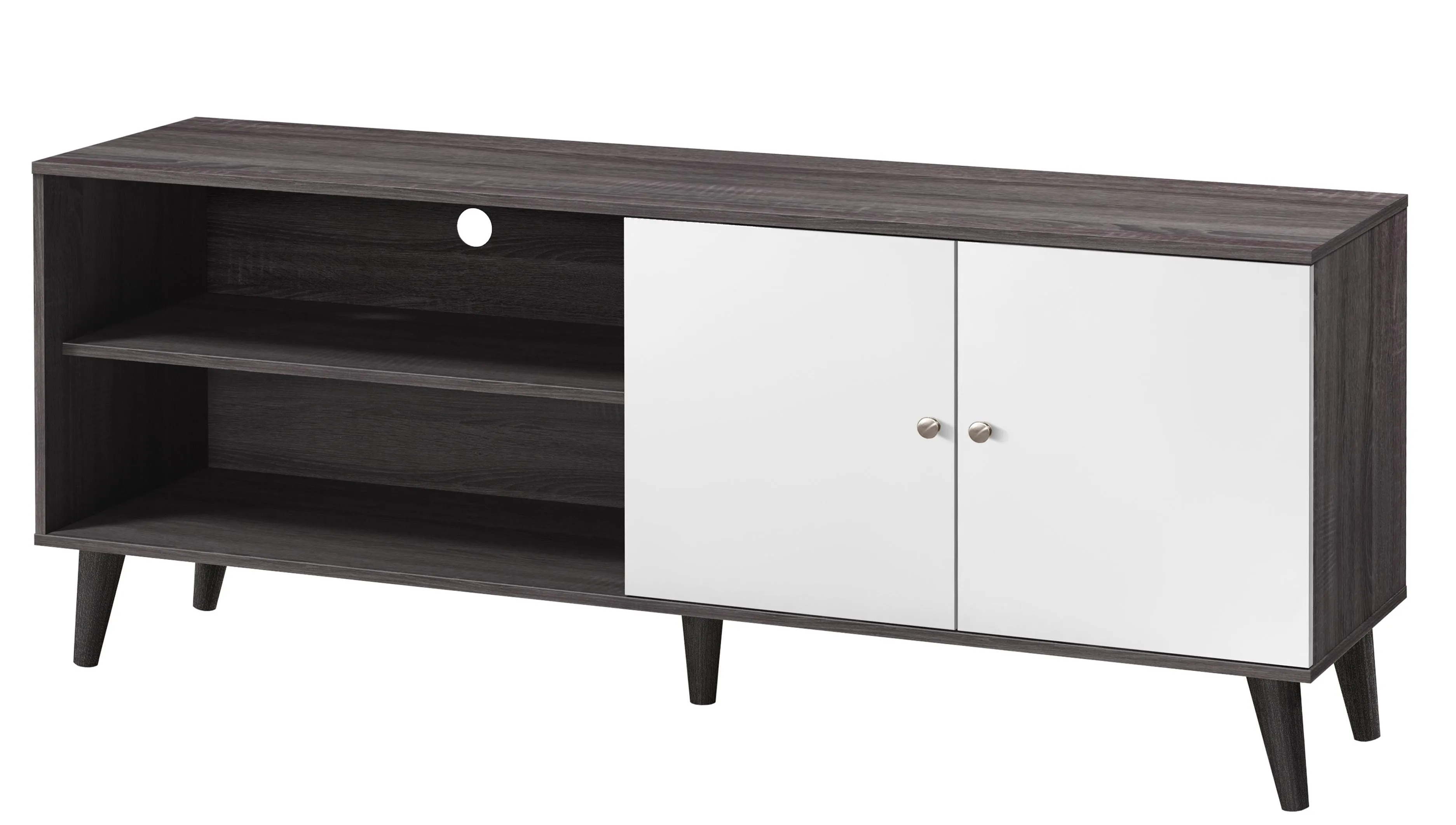 Amidon - TV Stand, With 2 Storage Shelves And 1 Cabinet by Couch.com