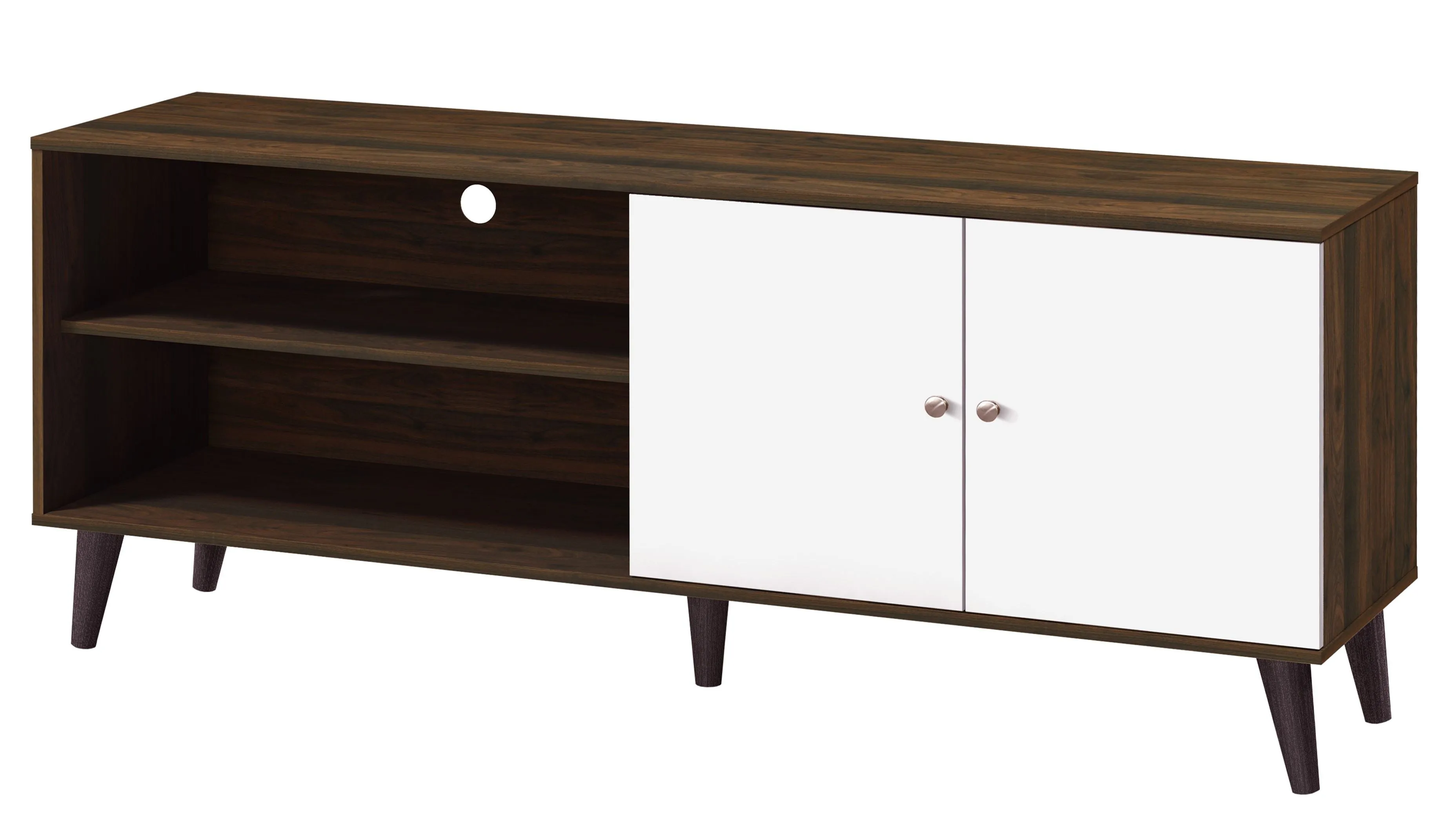 Amidon - TV Stand, With 2 Storage Shelves And 1 Cabinet by Couch.com