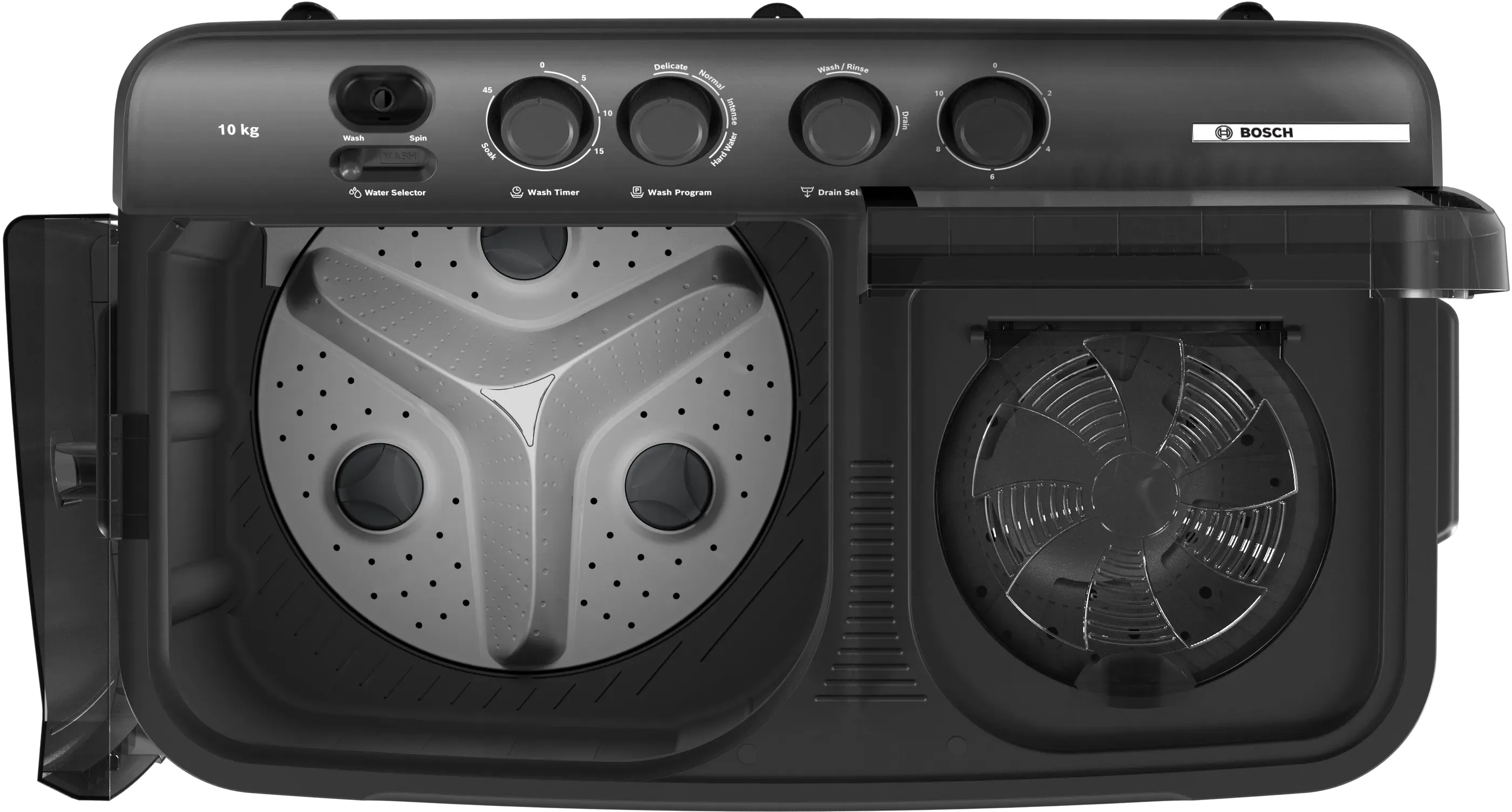 Bosch WJZ105D0IN Series 2 Semi-automatic Toploader 10 kg 1300 rpm