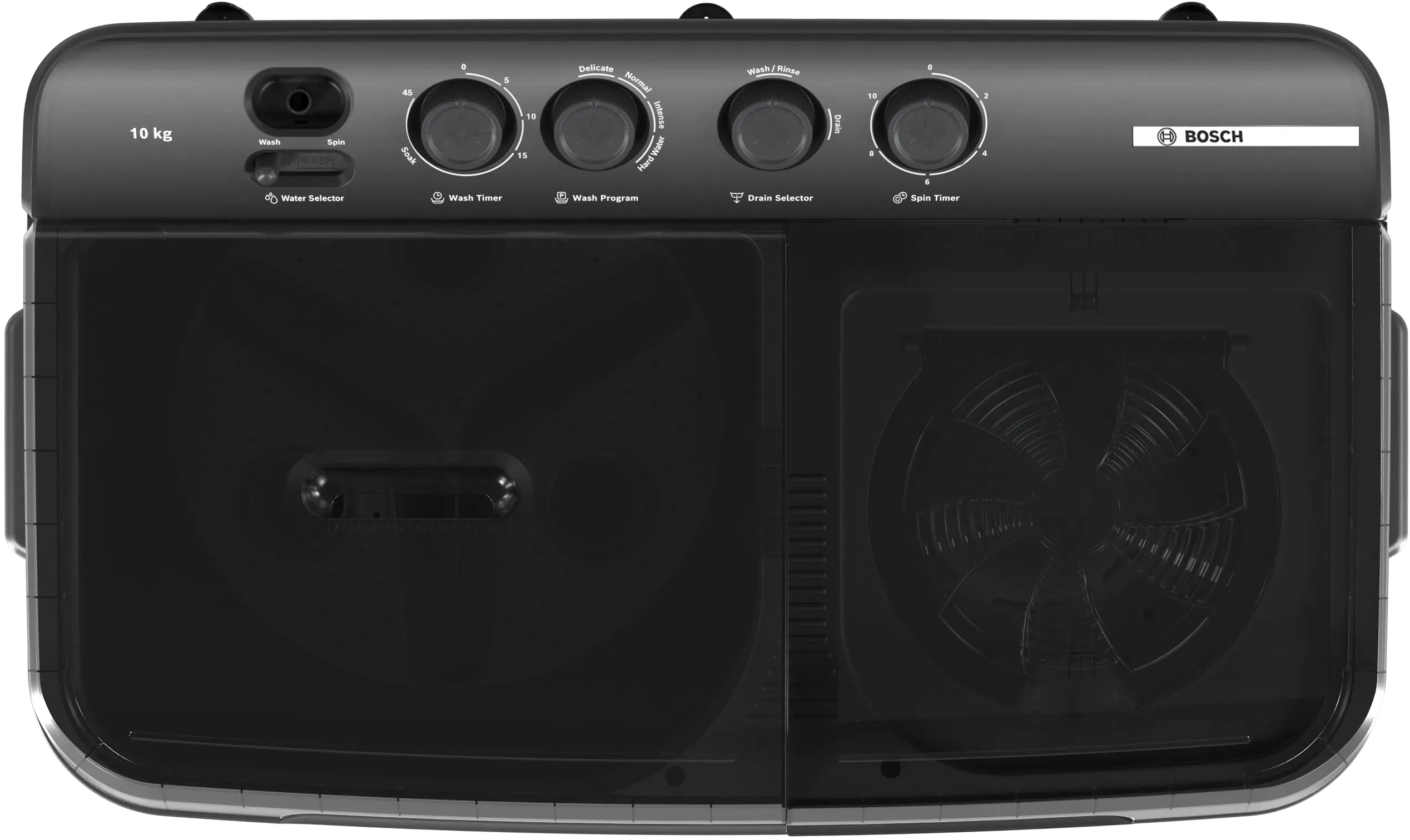 Bosch WJZ105D0IN Series 2 Semi-automatic Toploader 10 kg 1300 rpm