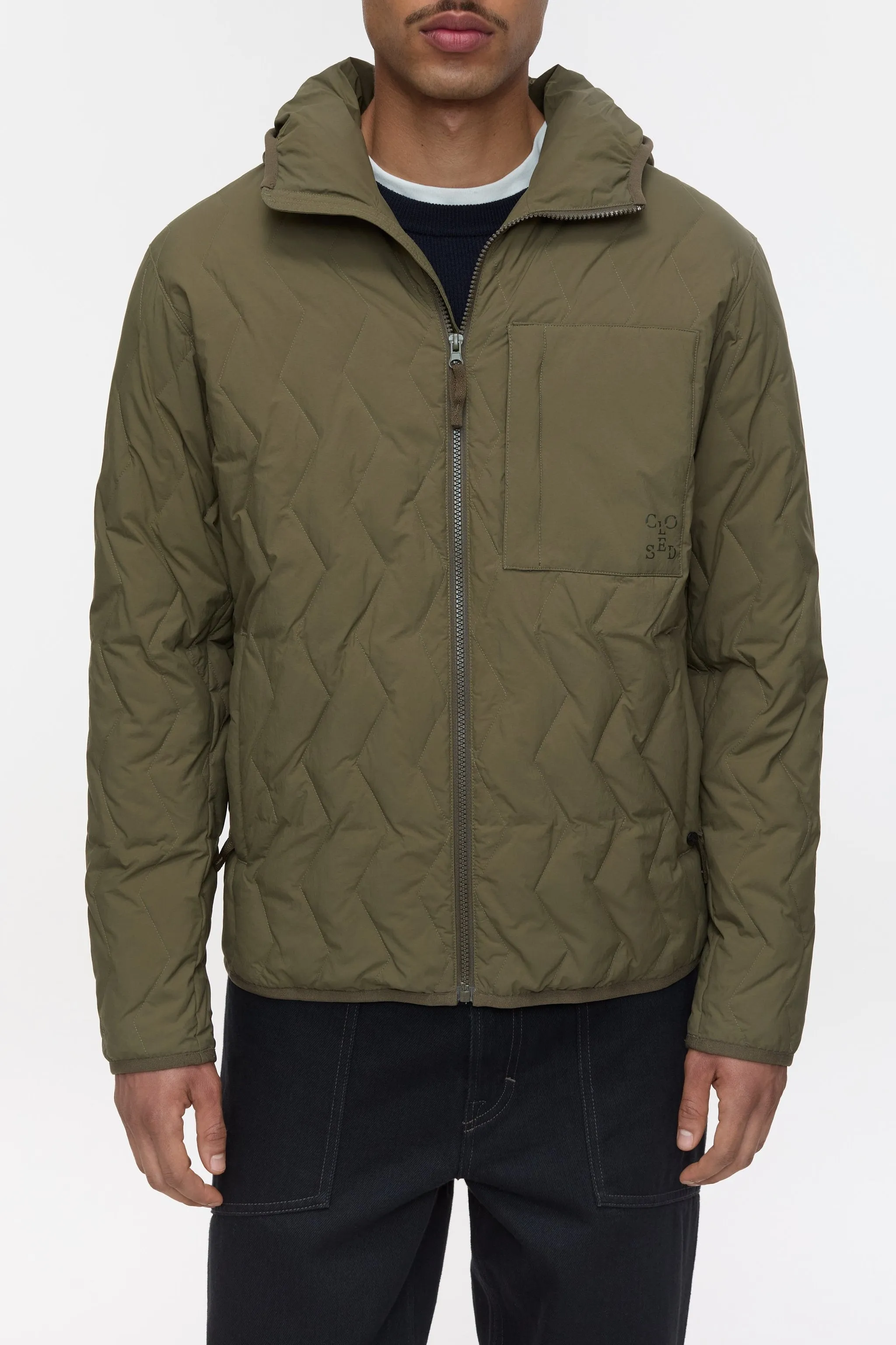CLOSED Men's Quilted Jacket - Golden Moss