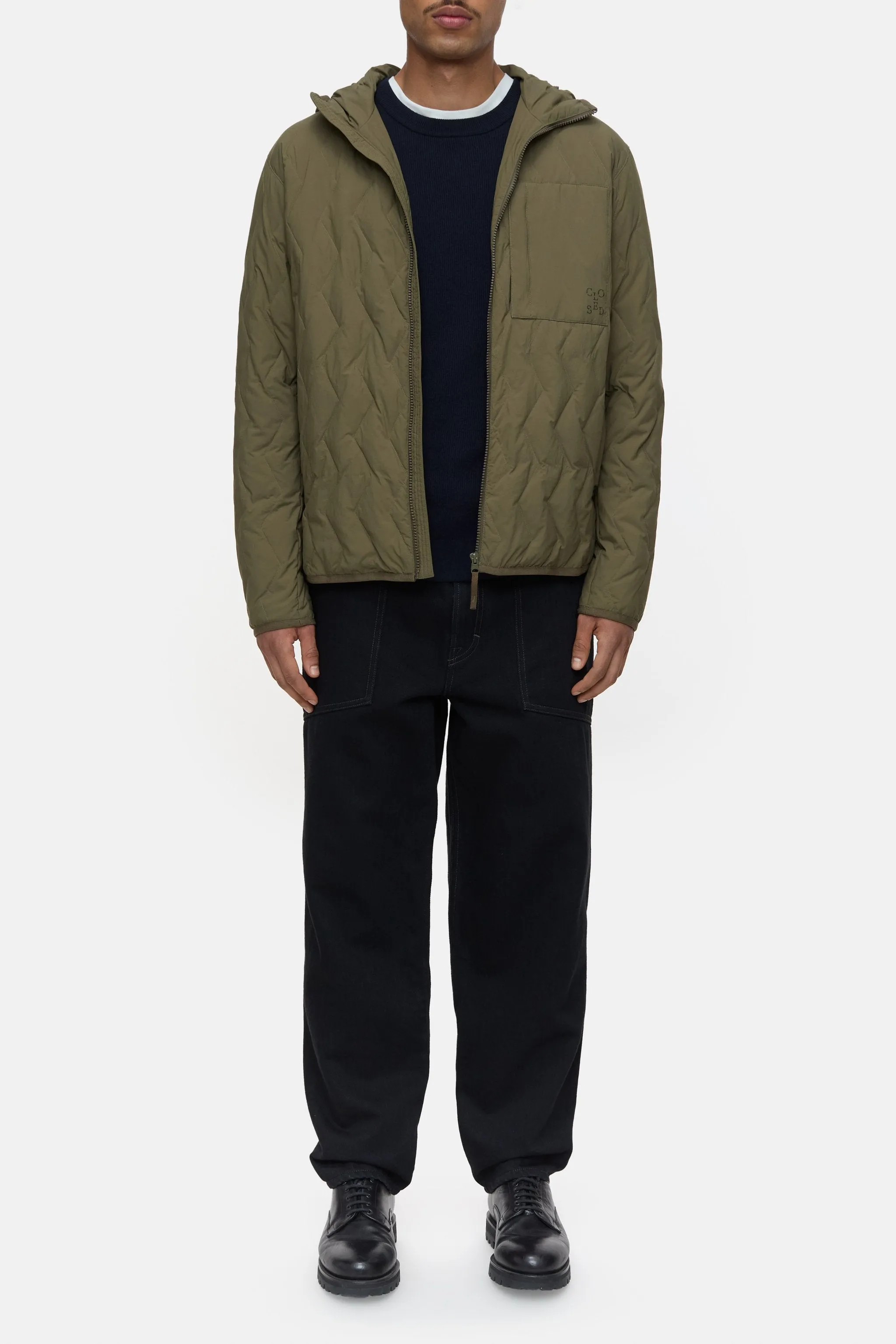 CLOSED Men's Quilted Jacket - Golden Moss