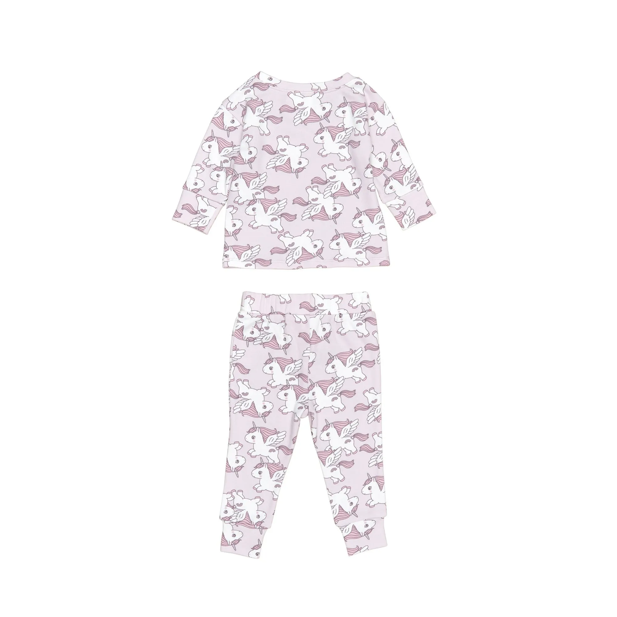 Huxbaby Magical Unicorn Pj Set - Bright Orchid