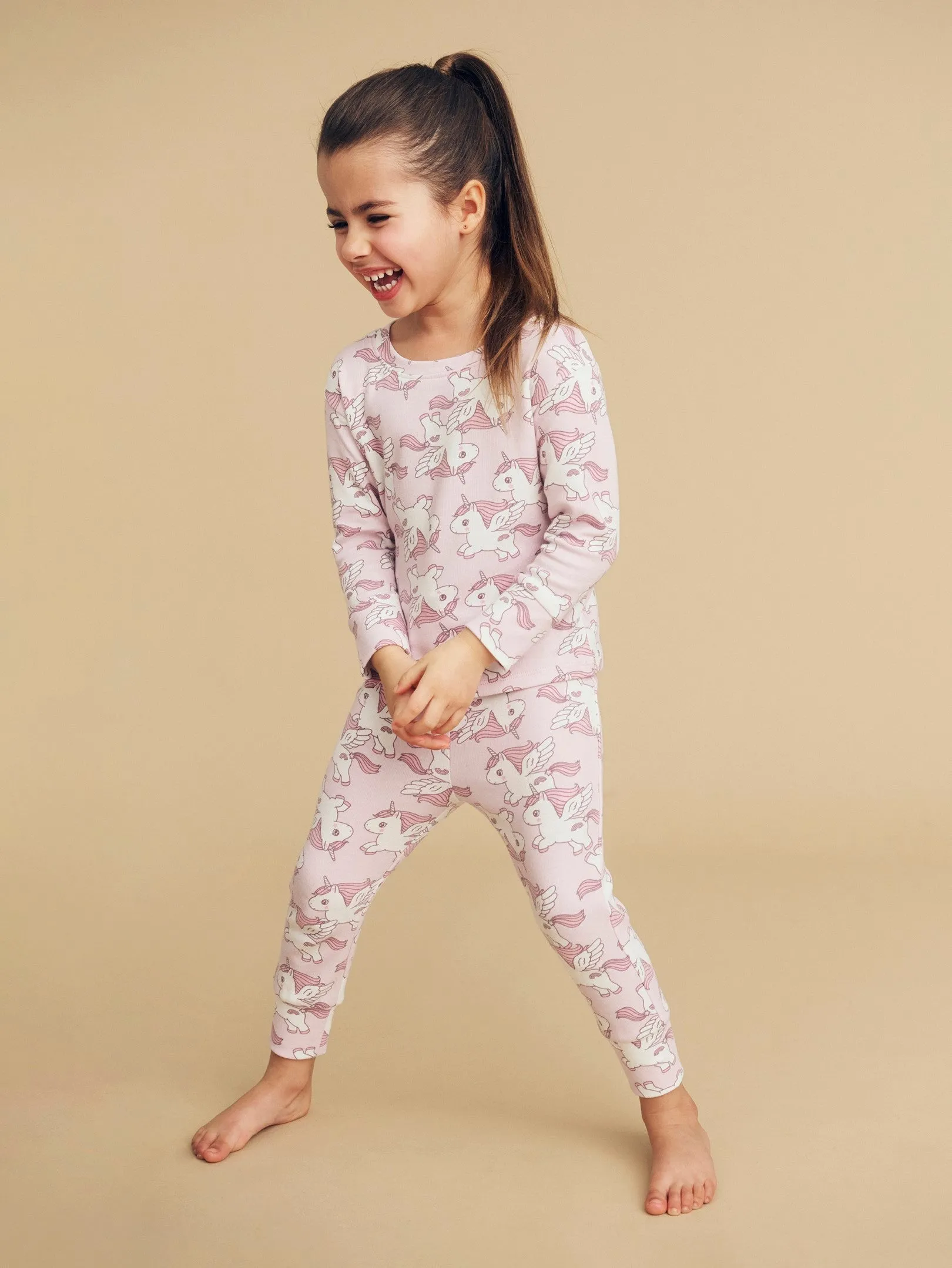 Huxbaby Magical Unicorn Pj Set - Bright Orchid