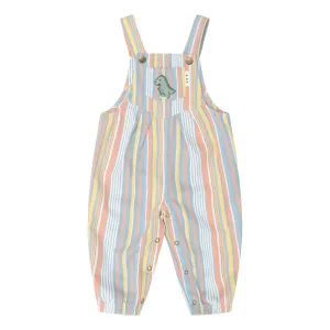Huxbaby Vintage Stripe Overall - Multi