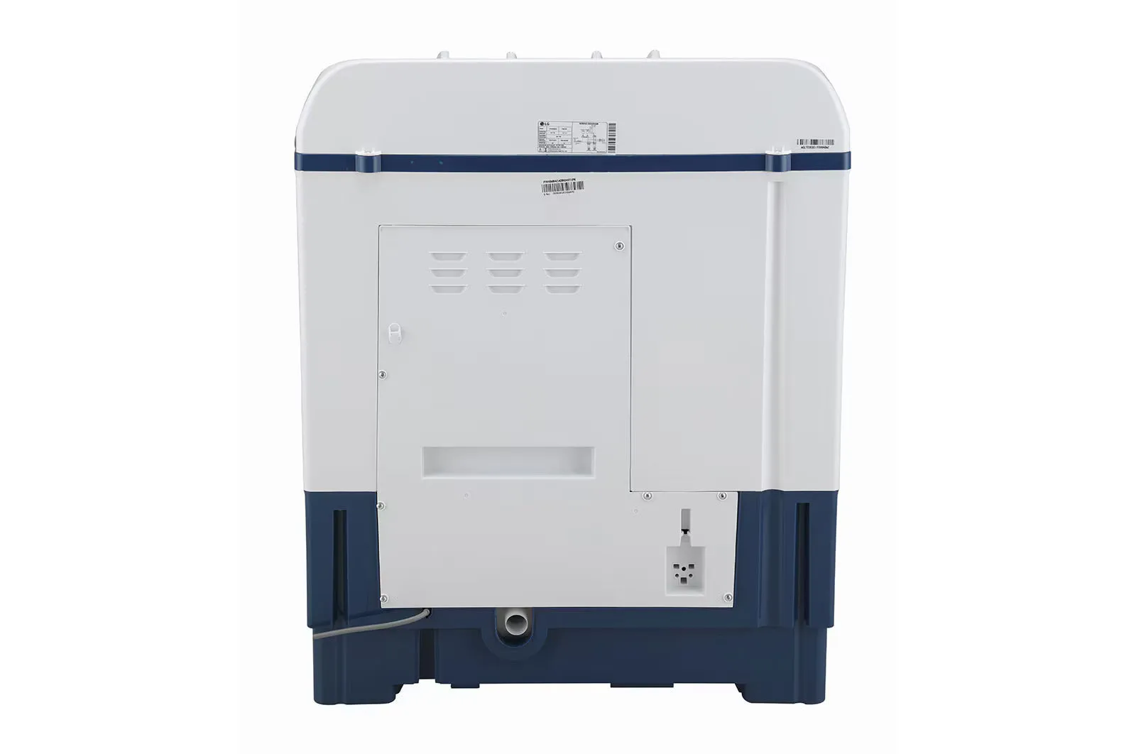 LG P7510RBAZ 7.5 kg 5 Star Semi-Automatic Top Load Washing Machine | Roller Jet Pulsator | Collar Scrubber | Rat Away | Dark Blue