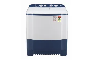LG P7510RBAZ 7.5 kg 5 Star Semi-Automatic Top Load Washing Machine | Roller Jet Pulsator | Collar Scrubber | Rat Away | Dark Blue