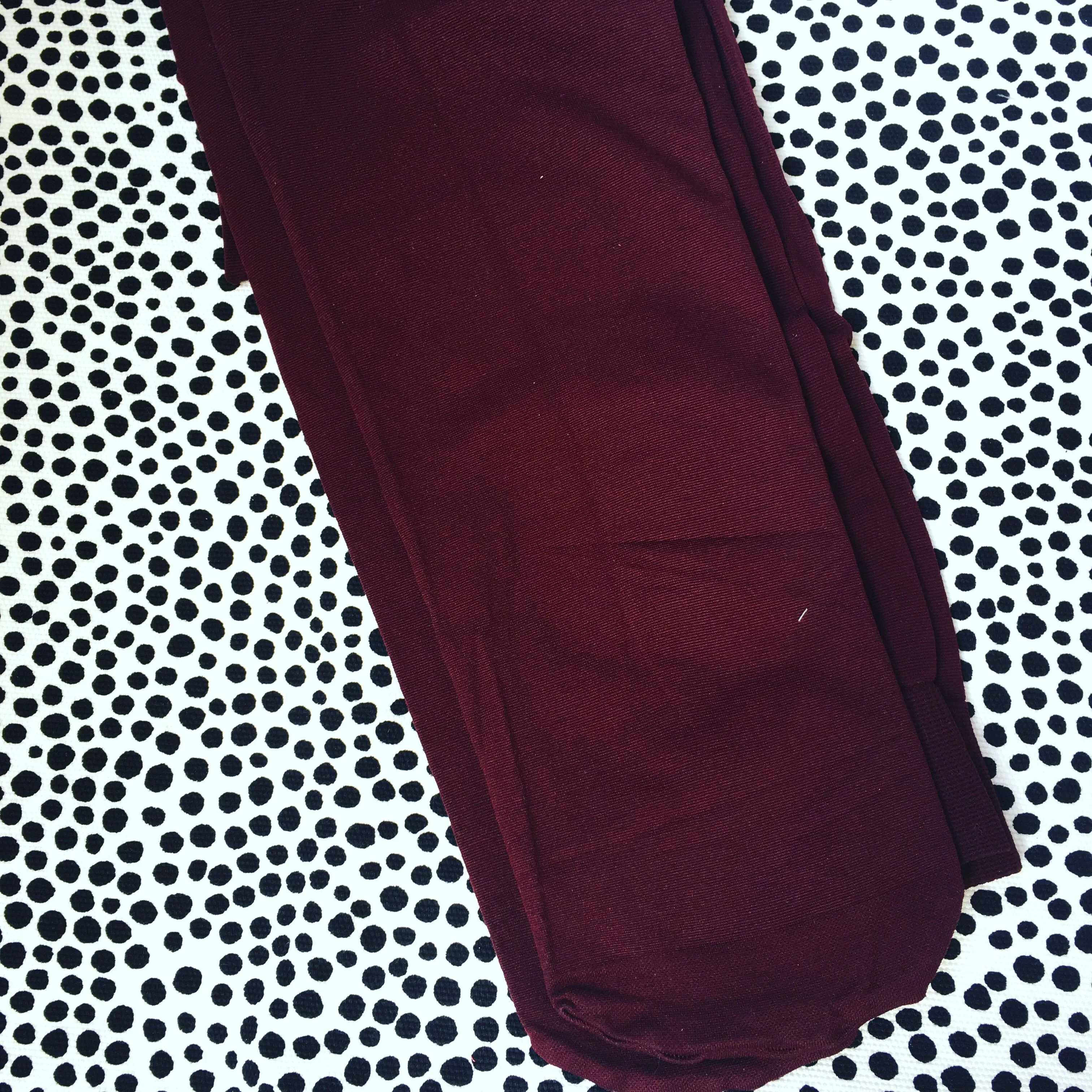 Opaque Tights - Burgundy