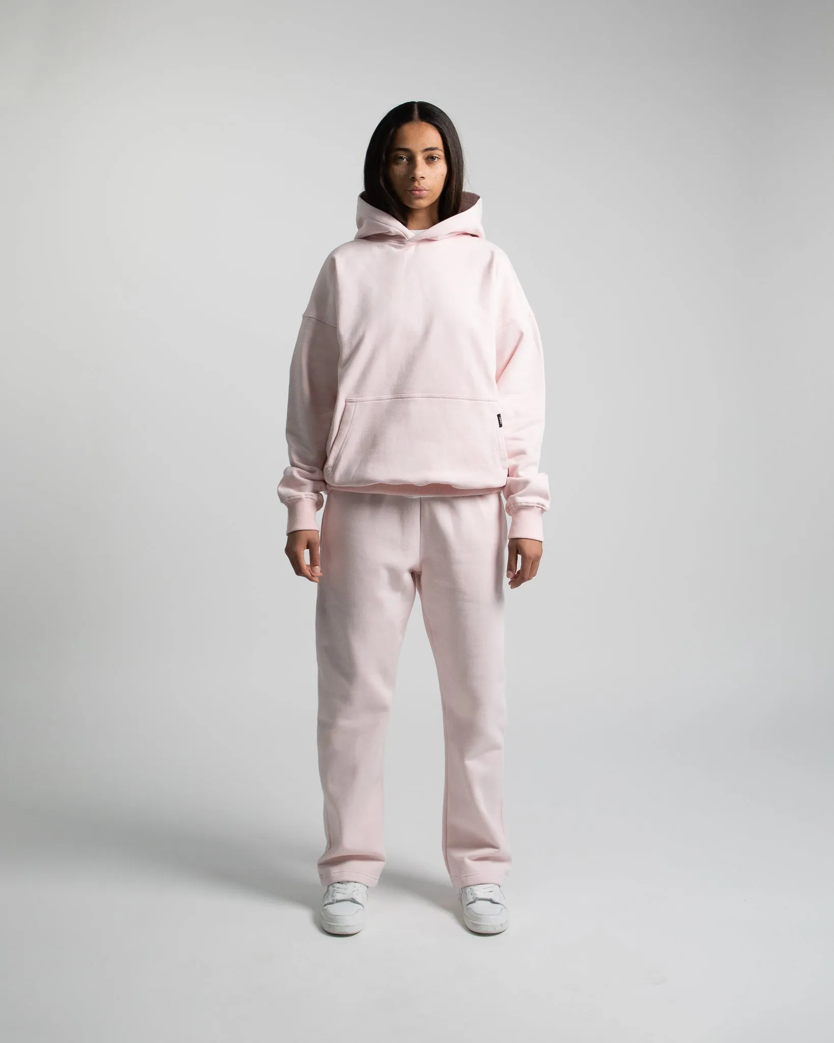 Open Bottom Sweatpants - Blush