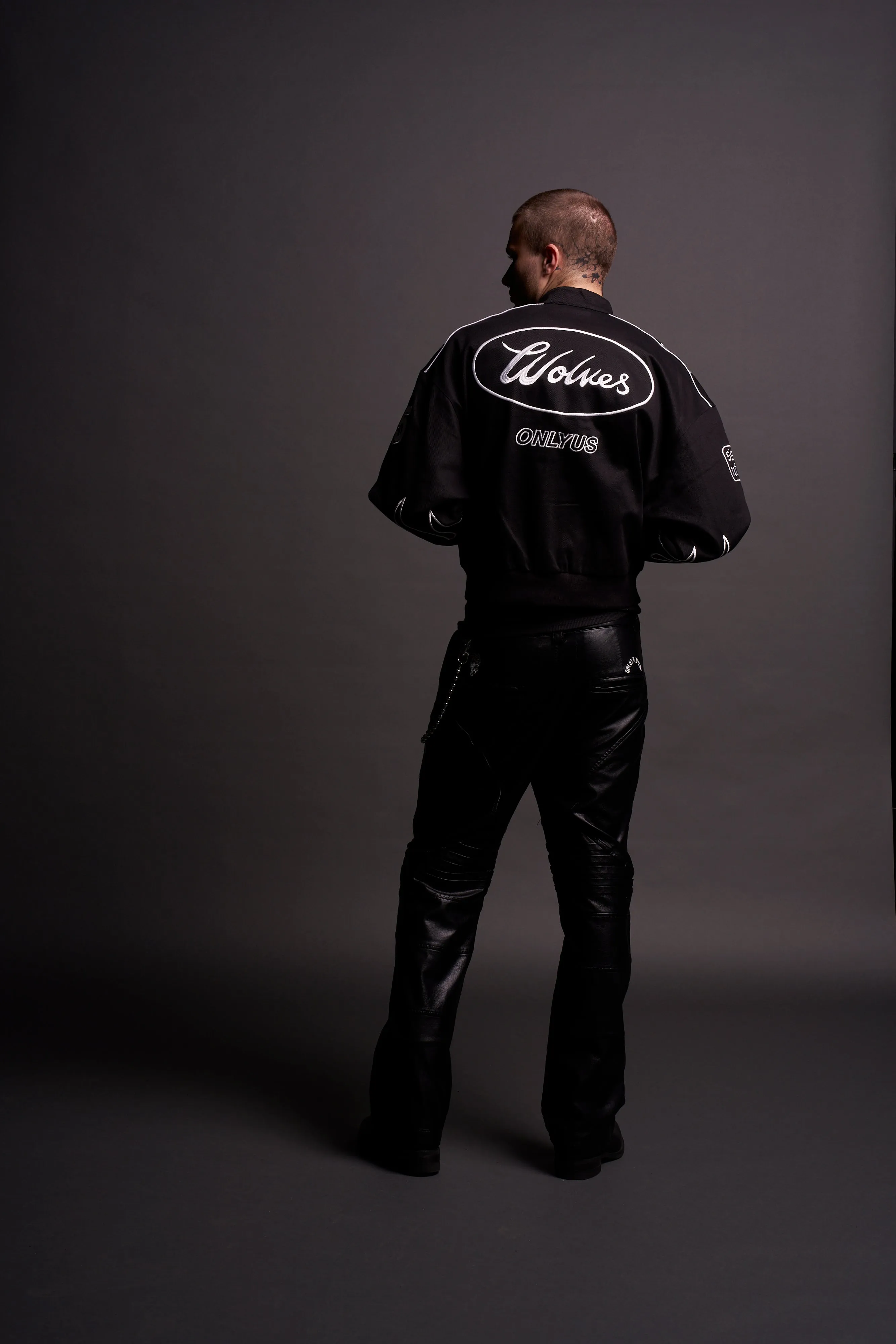 Ride The Fire Gordon Racing Jacket in Black