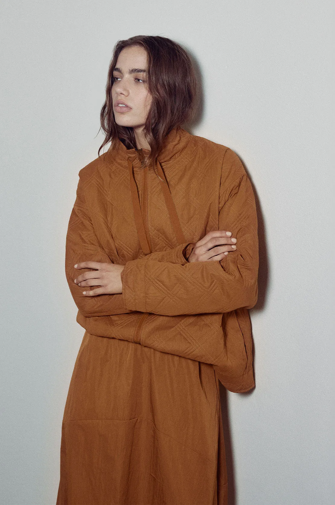 score jacket / dark cumin