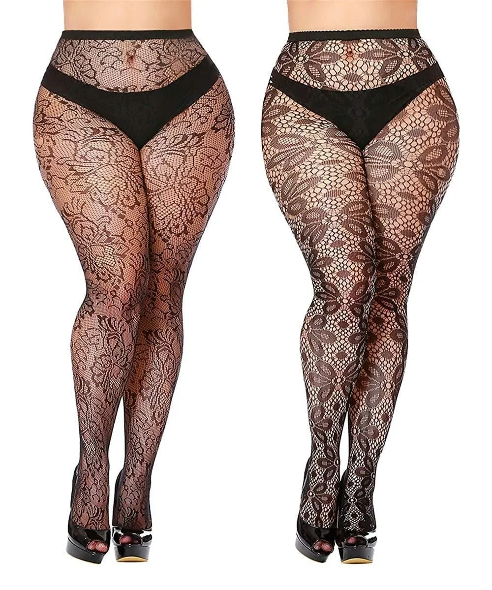 Thick Girl Fishnet Tights Plus Size S-4XL