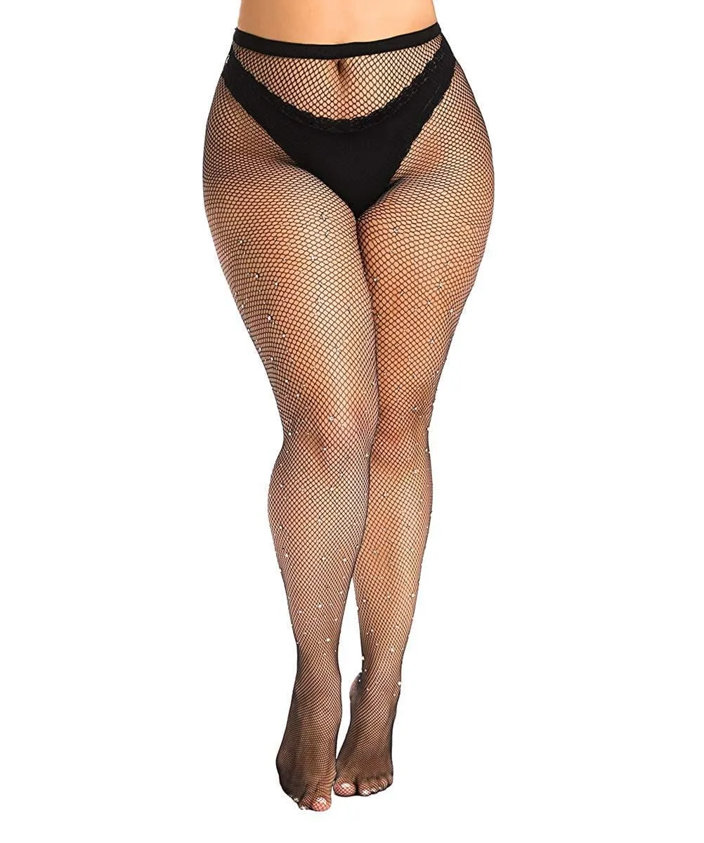 Thick Girl Fishnet Tights Plus Size S-4XL