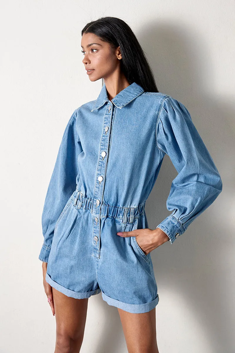 Vintage Shorts Romper